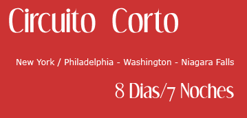Circuito Corto - Nueva York, Niagara Falls, Washington, Philadelphia