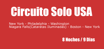 Circuito Corto - Nueva York, Niagara Falls, Washington, Philadelphia