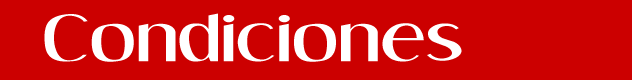 Condiciones - Moreno Tours